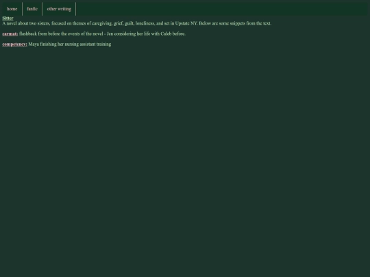 page/misc/sitter screenshot