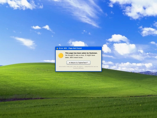 not_found screenshot