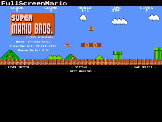 FullScreenMario-master screenshot