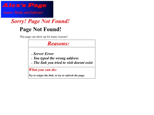 not_found screenshot