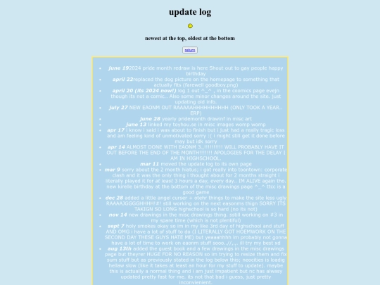 updates screenshot