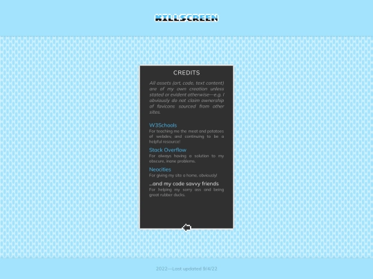credits screenshot