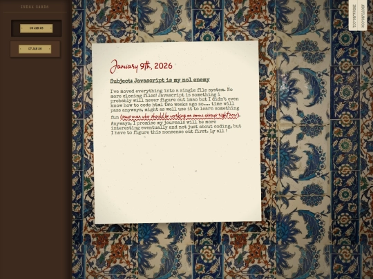 journal screenshot