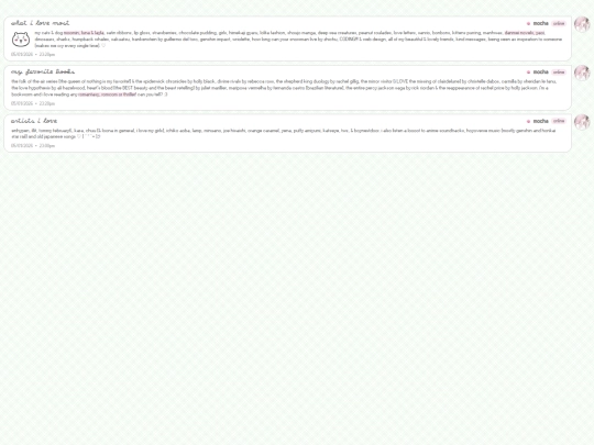pages/microblog screenshot