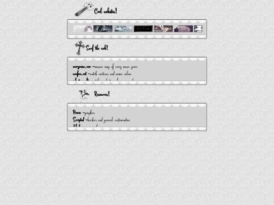links screenshot
