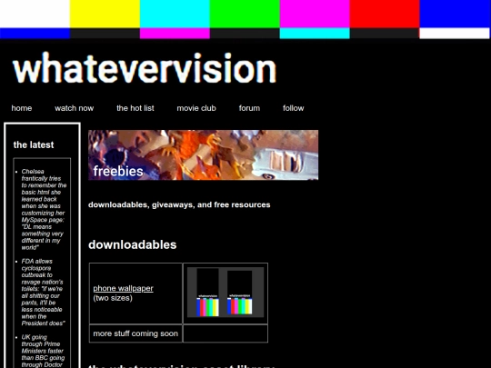 freebies screenshot