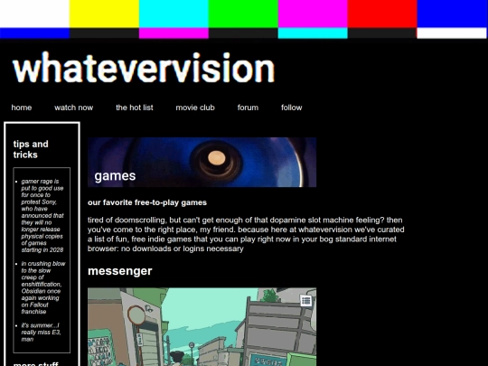 games screenshot