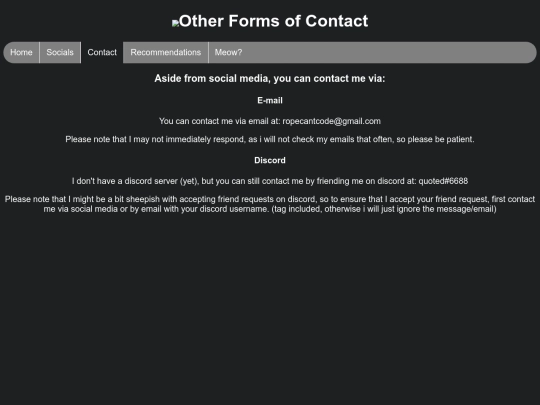 contact screenshot