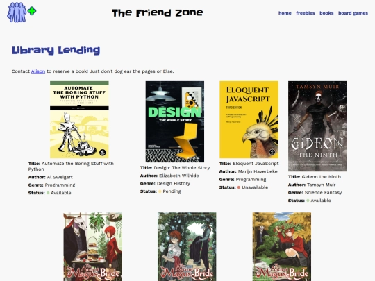 Assignment2/library screenshot