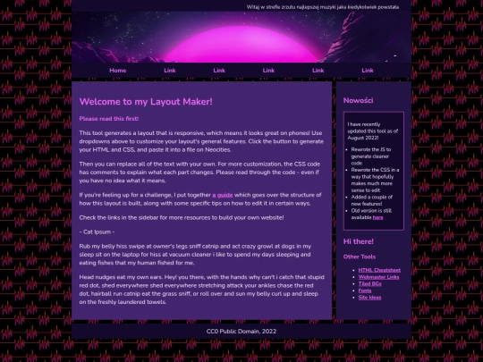 MainWebiste screenshot