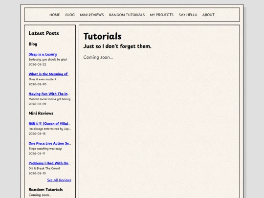 tutorials screenshot