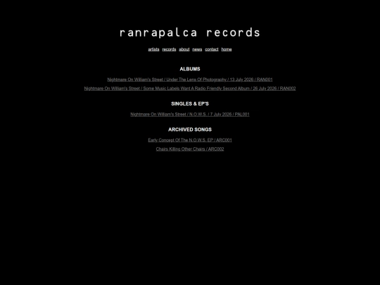 records screenshot