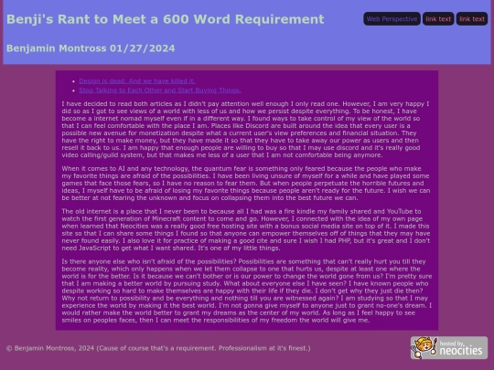 webPerspective screenshot