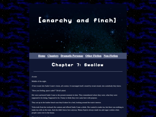 anarchy and finch (rewritten)/chapter7 screenshot