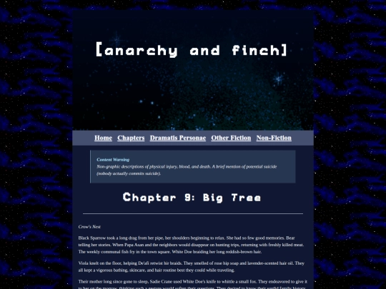 anarchy and finch (rewritten)/chapter9 screenshot