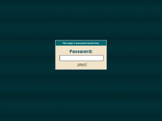 password-protected screenshot