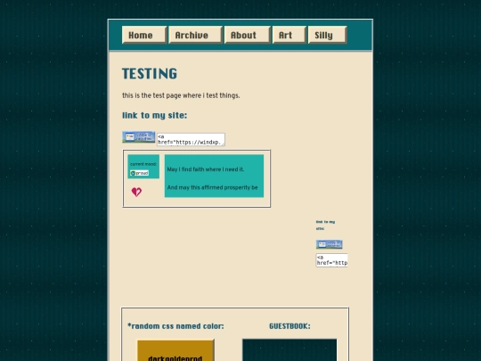 test screenshot