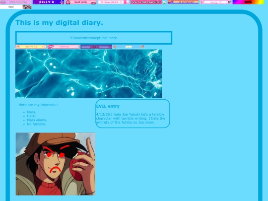 evilsite screenshot