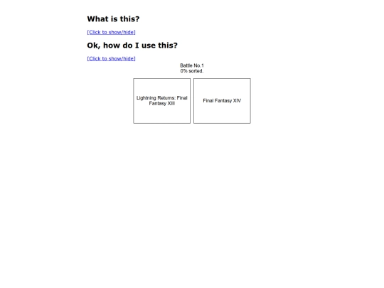 sort/ffsort screenshot