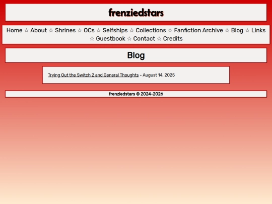 blog screenshot