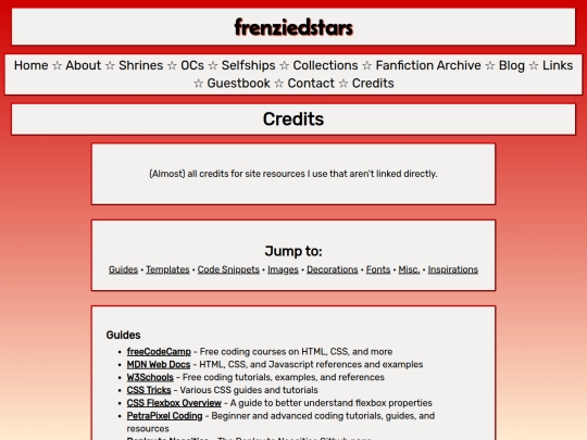 credits screenshot