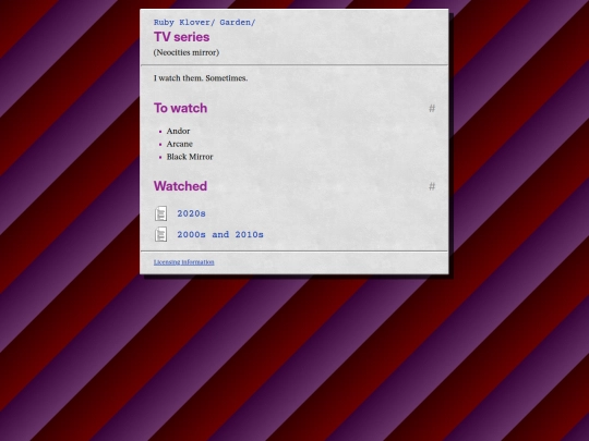 garden/tv-series screenshot