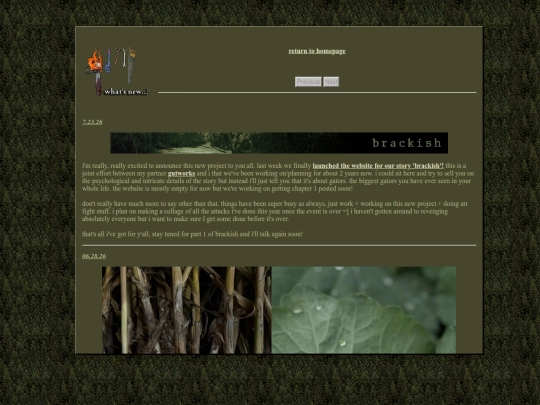 blog screenshot