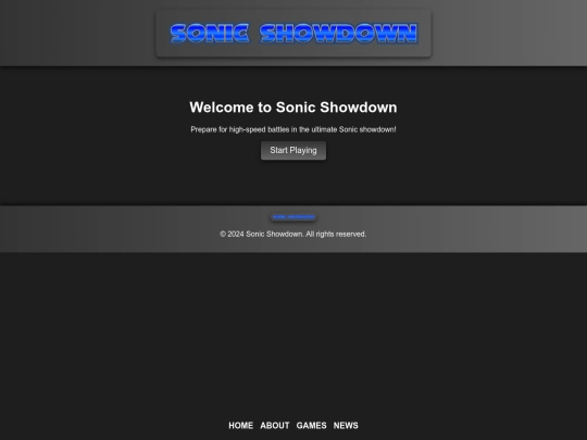 sonicshowdown screenshot