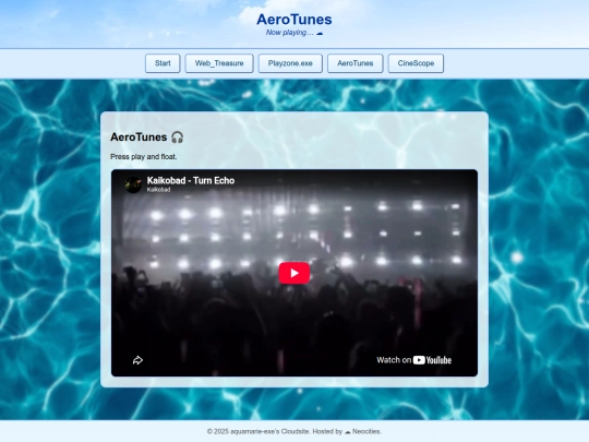 aerotunes screenshot