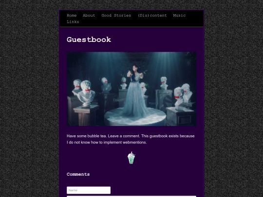 guestbook screenshot