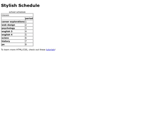 StylishSchedule screenshot