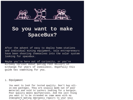 spacebux screenshot