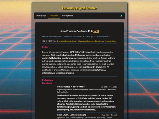 cv screenshot