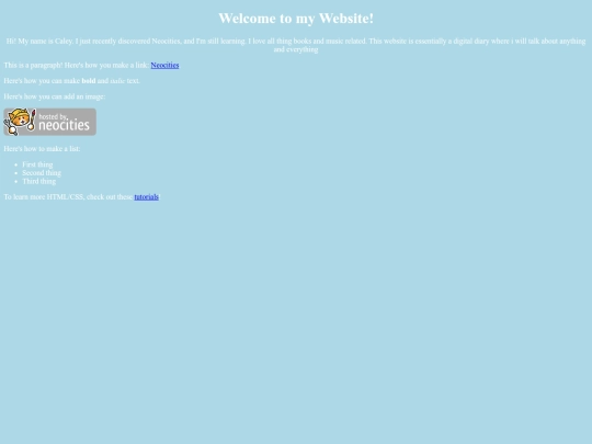 index screenshot