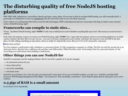 blog/the-disturbing-quality-of-free-nodejs-hosting-platforms screenshot