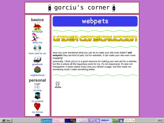 fun/webpets screenshot