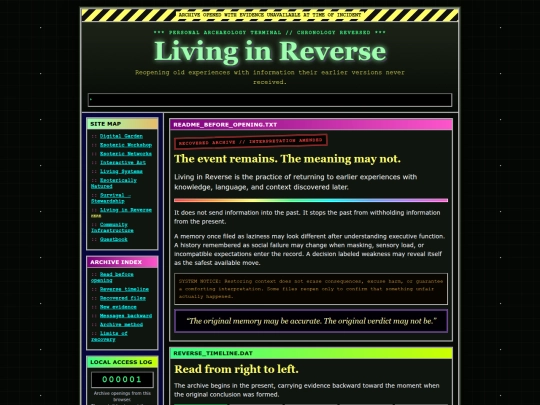 living-in-reverse screenshot
