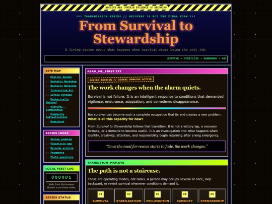 survival-to-stewardship screenshot