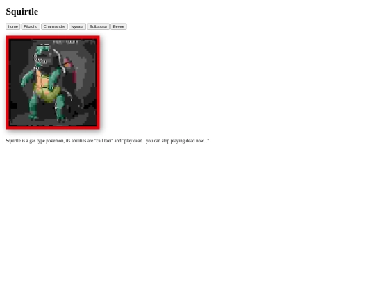 Squirtle screenshot