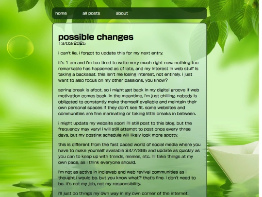 blog/posts/possible-changes screenshot