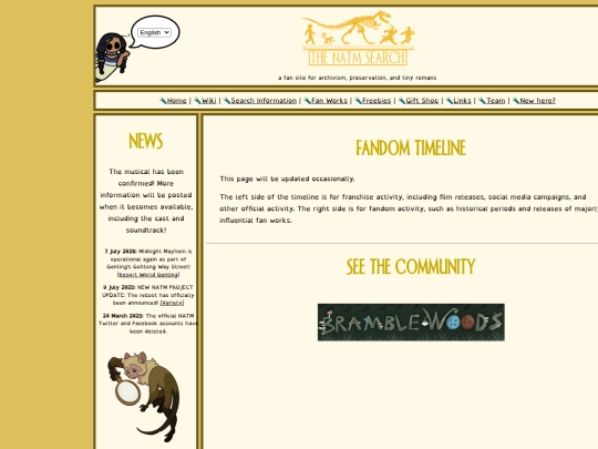 fandom/timeline screenshot