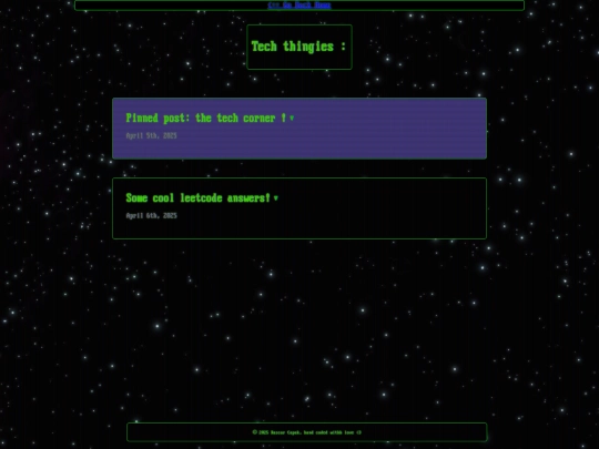 tech screenshot