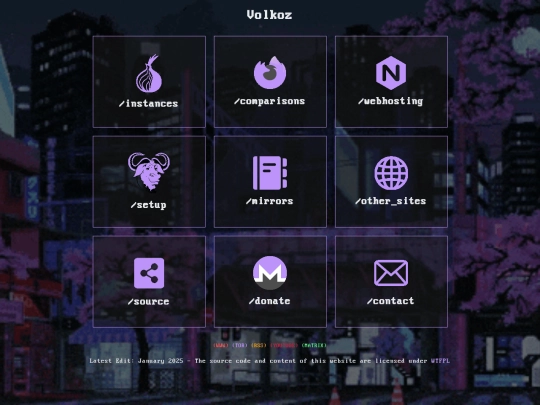 index screenshot