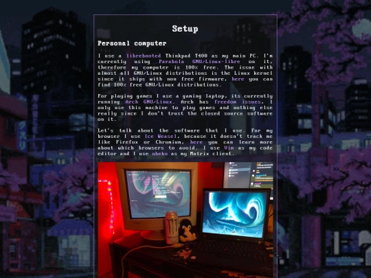 setup screenshot