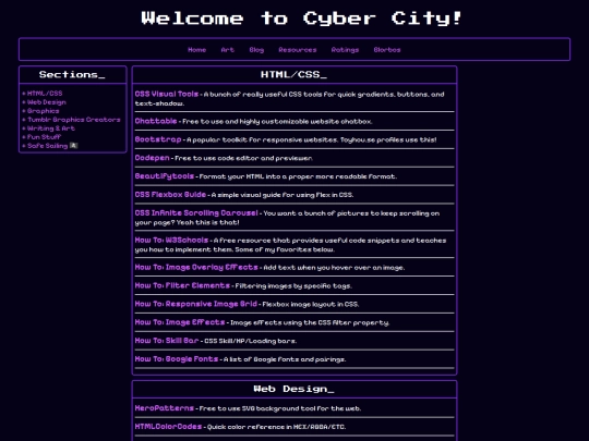 resources screenshot