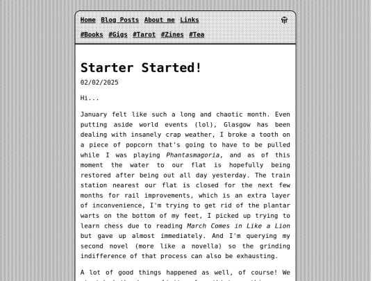 posts/2025-02-02-Starter-Started screenshot