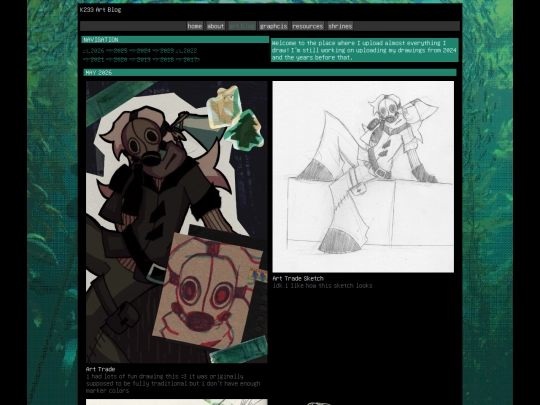 artblog screenshot