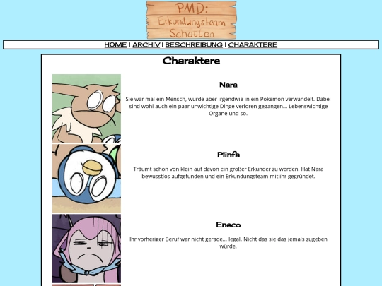 PMD Erkundungsteam Schatten/characters screenshot