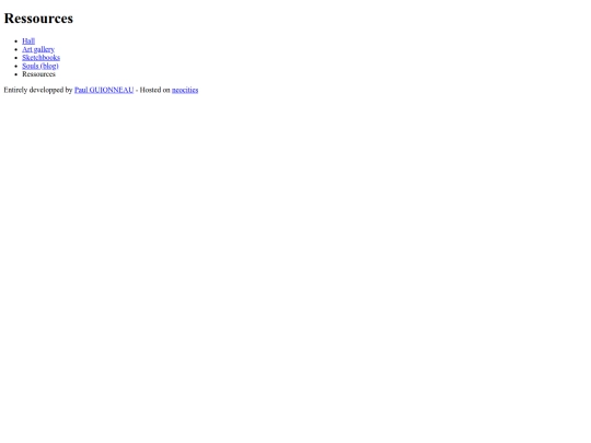 ressources/ressources screenshot