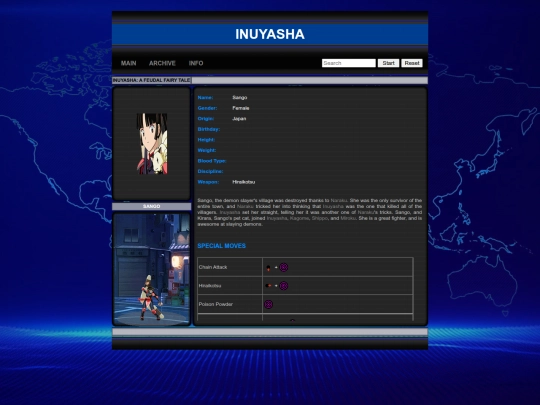 inuyasha/sango screenshot